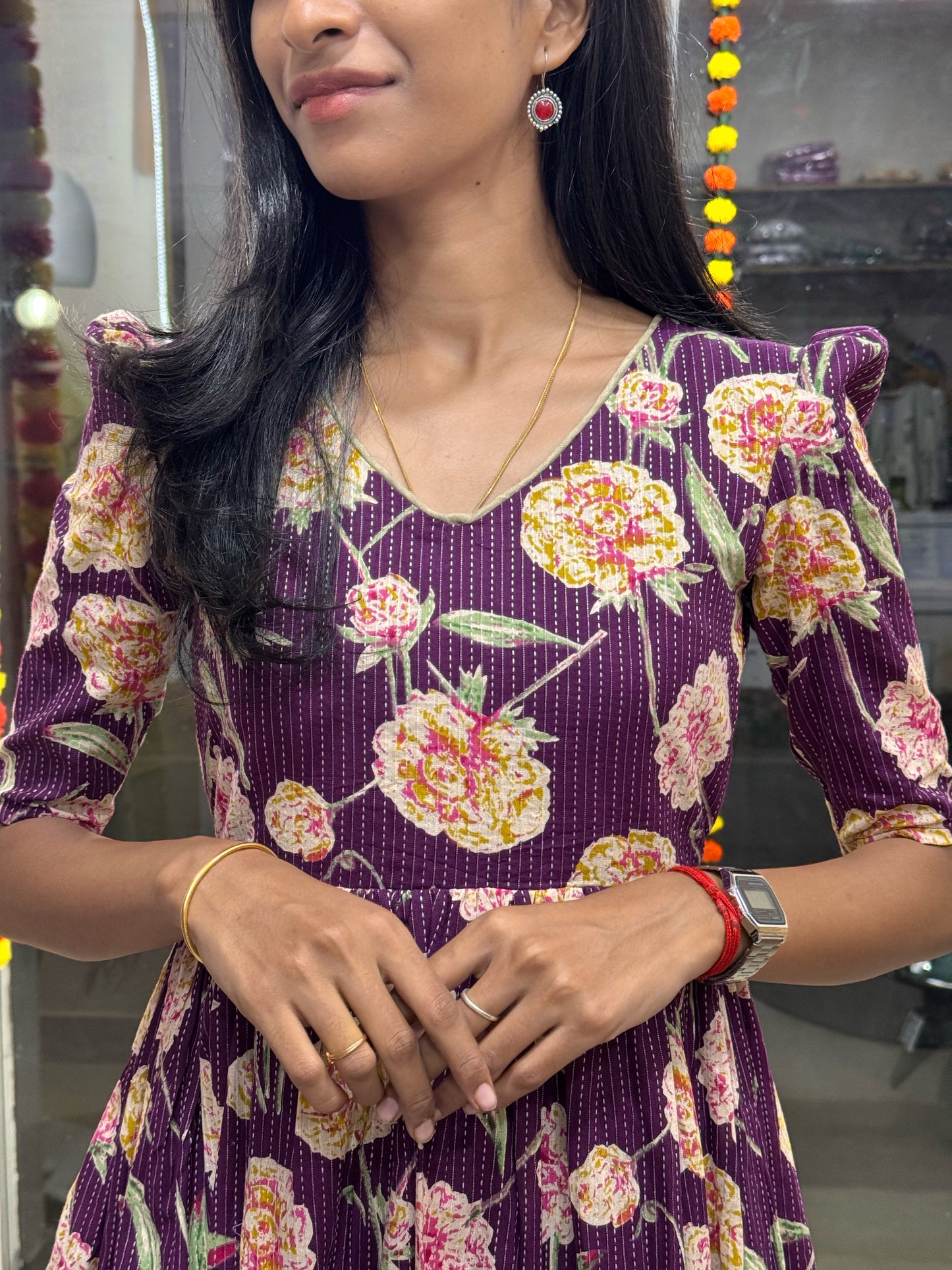 Purple floral