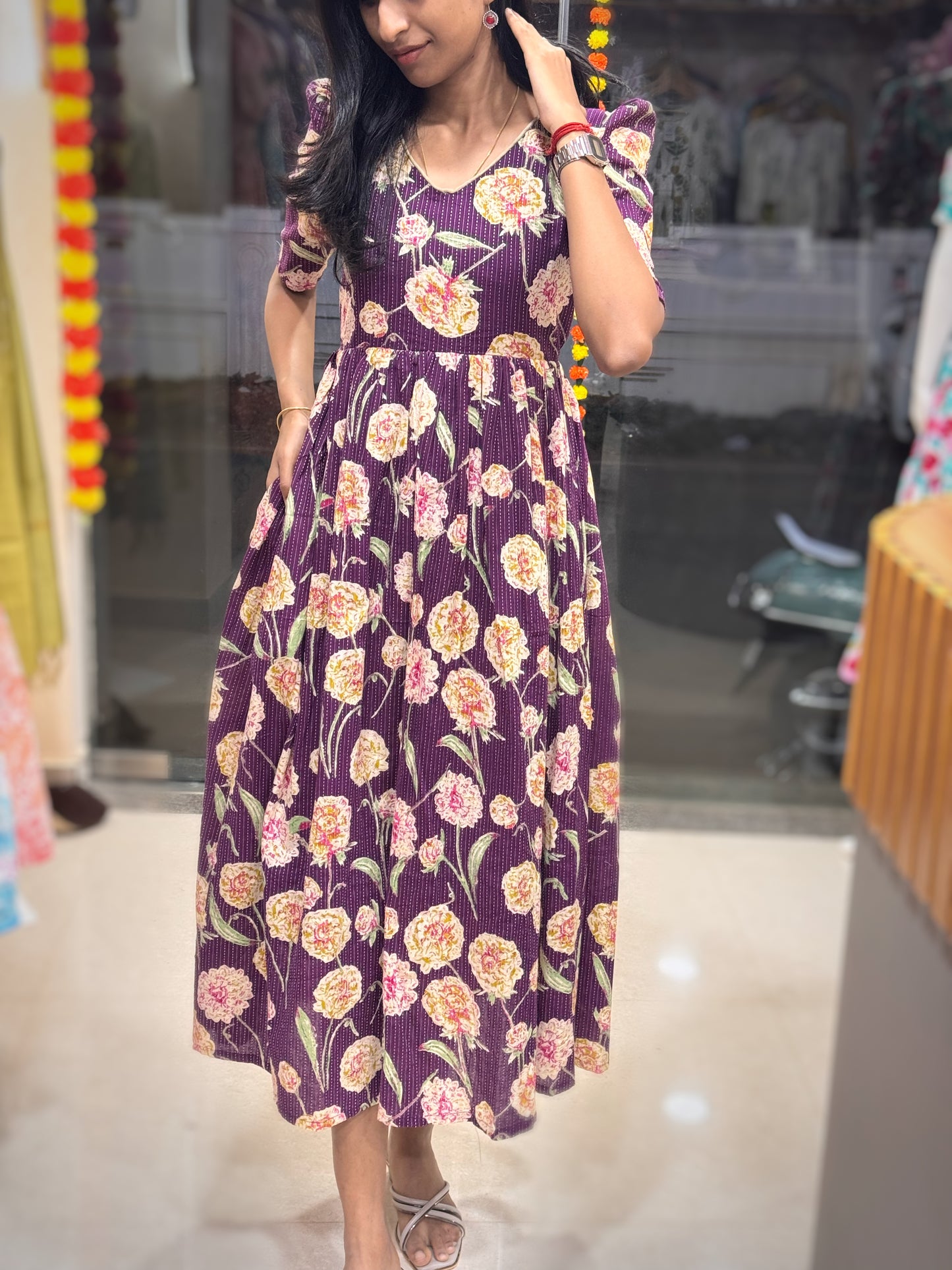Purple floral