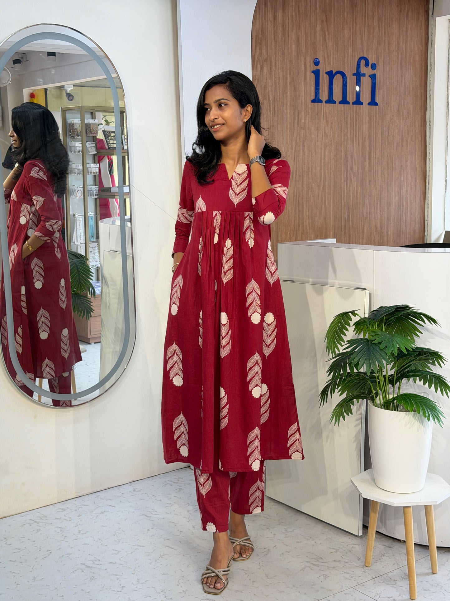 Red co-ord set