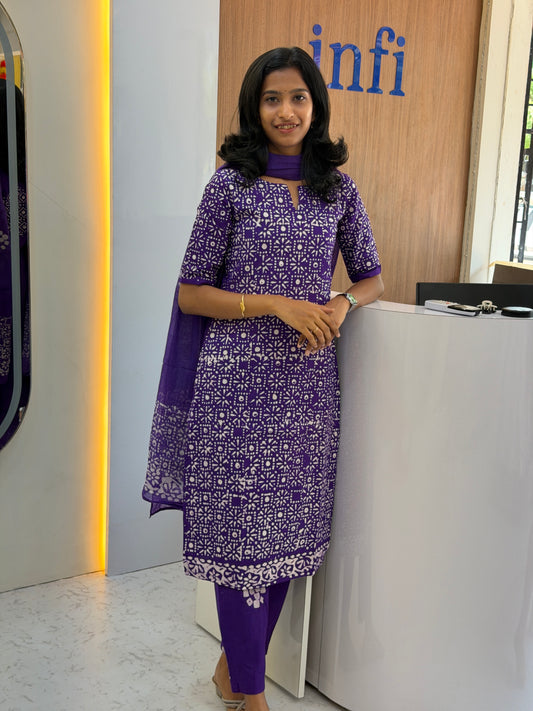 Purple Cotten set
