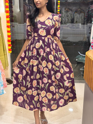 Purple floral